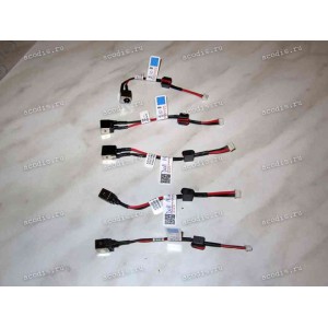 DC Jack Dell Mini 9(910), 10(1010), Inspiron 14-3458, 3542, 5455, 5458, 15-5000, 5100, 5551, 5555, 5558, 5559, 5566, i5566, P51F, Vostro 15-3558 + cable 95 mm + 4 pin (p/n DC30100UD00)