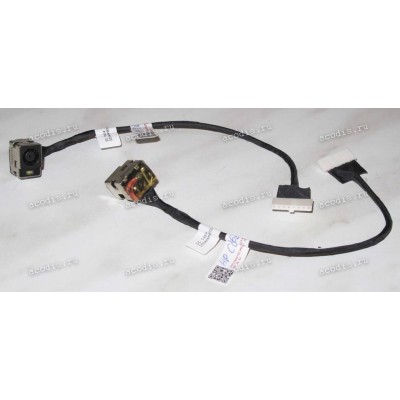 DC Jack HP/Compaq CQ62, CQ72, G62, G72 Series + cable 165 mm + 8 pin(проводов 7) (DD0AX8PB000)