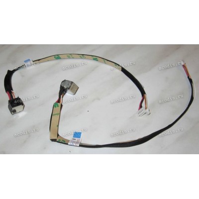 DC Jack HP ProBook 4510, 4510S + cable 215 mm и вбок 65 мм + 4 + 2 pin