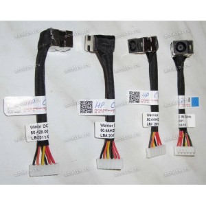 DC Jack HP/Compaq CQ50, CQ510, CQ511, CQ60 + cable 65 mm + 6 pin DC Jack HP/Compaq CQ50, CQ510, CQ511, CQ60 + cable 65 mm + 6 pin
