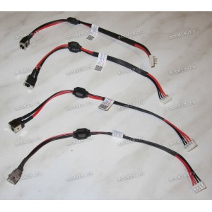 DC Jack Toshiba Satellite A500, L455, L455D, L555, L555D + cable 195 mm + 4 pin