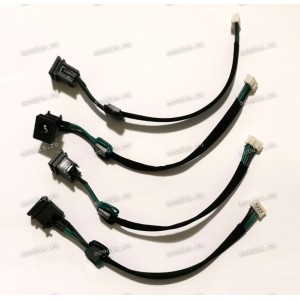 DC Jack Toshiba Satellite C650, L505, L505D + cable 140 mm + 4 pin (p/n 6017B0258101)