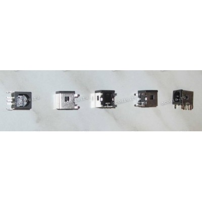 DC Jack= Dell Inspiron 1100, 2500, 2600, 2650, 3650, 3700, 3800, 4000, 4100, 4150, 5000, 5100, 7500, 8000, 8100, 8200, M50, Latitude C-Series, C400, C500, C510, C600, C610, C640, C800, C810, C840, CP, CPI, CS, CSX, CPT, CPX, CPS, M40 workstation, V700, V7