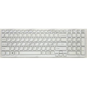 Keyboard Sony SVE151 (p/n: 149031851, 149163811) (Black/Matte/RUO) чёрная русифицированная