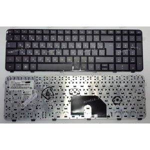 Keyboard HP/Compaq dv6-6000 (Black/Glossy/RUO) черная глянцевая
