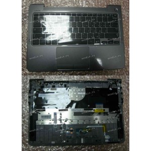Keyboard Samsung NP530U3B-A02 + topcase 5ULTRA series (p/n: BA75-03711C, Keyboard: BA59-03254C) (Black-DarkSilver/Matte/RUO) чёрная в тёмносеребристом топкейсе русифицированная