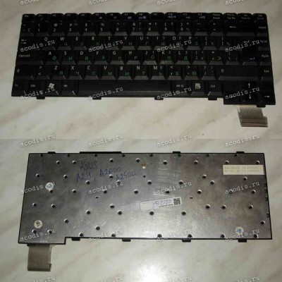 Keyboard Asus A2, A2H, A2K, A2000D1, A2000G, A25, A2500, A2500H, A28S, L5, L5G, L5GA, L5GM, L5GX Б/У (Black/Matte/RUO) чёрн. мат
