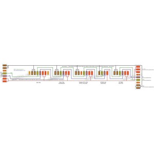 Переходник 30pin 32mm flat к кабелю + 6 разъёмов инверторов на 40pin 20mm к матрице (TD/AK-LED40-30-156FCP/G) Переходник 30pin 32mm flat к кабелю + 6 разъёмов инверторов на 40pin 20mm к матрице (TD/AK-LED40-30-156FCP/G)