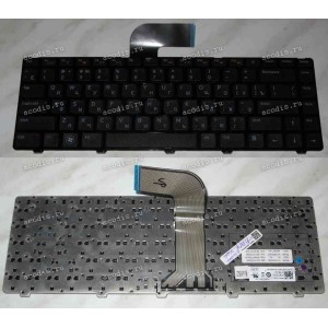 Keyboard Dell Vostro 3350, 3450, 3550, 3555, XPS 15, L502X, N4110, M5040, N5040, N5050 (Black/Matte/RUO) чёрная матовая