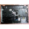 Keyboard Samsung NP-RC530 + topcase (p/n: BA75-03201C) (Black-Silver//RUO) черная с серебристым топкейсом русифицированная