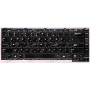 Keyboard Samsung NP-R50, NP-R55, NP-R55i Б/У (p/n: BA59-01587C) (Black/Matte/RUO) чёрная матовая русифицированная