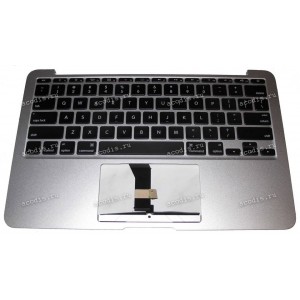 Keyboard Apple MacBook 11.6" A1370(2011), A1465(2012) with 11,6 TOPCASE w/o touchpad Америка Горизонтальный ENTER (Black/Matte/LED/US) чёрная матовая