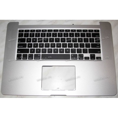Keyboard Apple MacBook 15.4" A1398 Retina 2012 Америка Горизонтальный ENTER (Black/Matte/LED/US) чёрная матовая с подсветкой