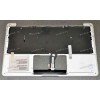 Keyboard Apple MacBook 11.6" A1370(2011), A1465(2012) with 11,6 TOPCASE w/o touchpad Америка Горизонтальный ENTER (Black/Matte/LED/RUL) чёрная матовая русифицированная