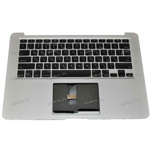 Keyboard Apple MacBook 13.3" A1369(2011), A1466(2012) with 13,3 TOPCASE w/o touchpad Америка Горизонтальный ENTER (Black/Matte/LED/US-RUL) чёрная матовая