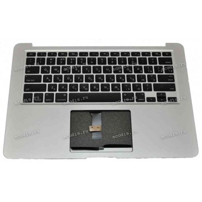 Keyboard Apple MacBook 13.3" A1369(2011), A1466(2012) with 13,3 TOPCASE w/o touchpad Америка Горизонтальный ENTER (Black/Matte/LED/US-RUL) чёрная матовая