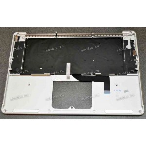 Keyboard Apple MacBook 15.4" A1398 Retina 2012 Америка Горизонтальный ENTER (Black/Matte/LED/US-RUL) чёрная матовая с подсветкой