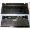 Keyboard Samsung NP350V5C-S1E, NP355V5C-S0CRU + topcase (p/n: BA75-04093C) (Black/Matte/RUO) черная матовая с большой рамкой чёрный металлик с отверстиями под динамики