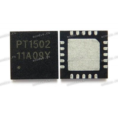 Микросхема PowTech PT1502, PT1502EQFN QFN-20 (DC/DC step-down converters)