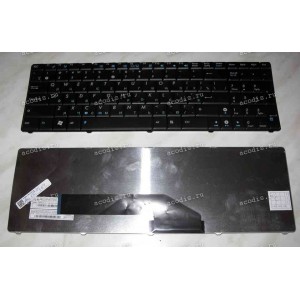 Keyboard Asus K50*, K51*, K60*, K61*, K62*, K70*, K72*, P50, X50*, X51*, X5*, X70I, F90 (Black/Matte/RUO) чёрная матовая русифицированная