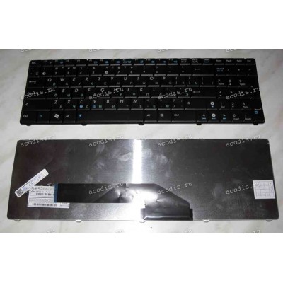 Keyboard Asus K50*, K51*, K60*, K61*, K62*, K70*, K72*, P50, X50*, X51*, X5*, X70I, F90 (Black/Matte/RUO) чёрная матовая русифицированная