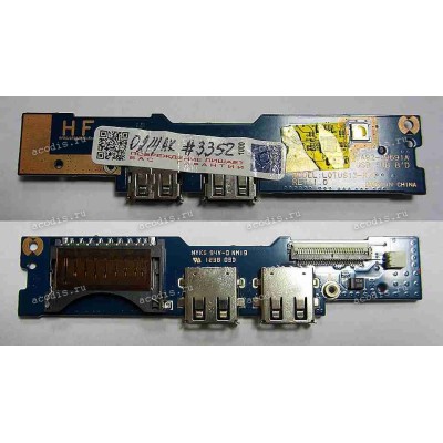 USB & Power board Samsung NP530U3A, NP530U3B (p/n: BA92-09691A, BA92-11618A) USB SUB B'D LOTUS13