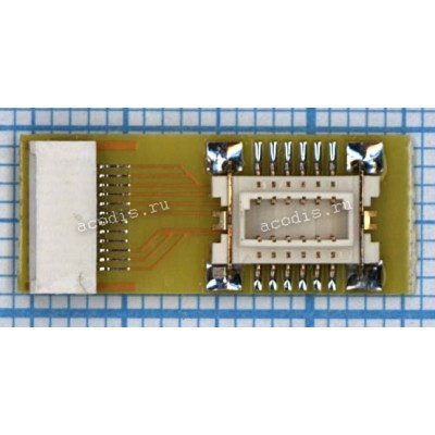 Переходник LED 12pin шлейф-12pin разъём для LED подсветки 14,1, 15,4 Lenovo