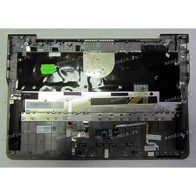 Keyboard Samsung NP530U3C-A02RU + topcase 5ULTRA series (p/n: BA75-04042M) (Black-DarkSilver/Matte/RUO) чёрная в тёмносеребристом топкейсе русифицированная
