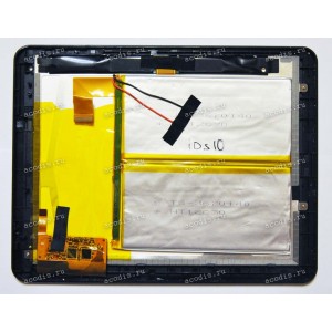9.7 inch Digma iDs10 (LCD+тач+АКБ) черный с рамкой 1024x768 LED slim разбор
