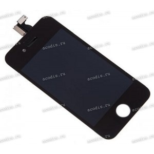 3.5 inch Apple iPhone 4/4S (LCD+тач) черный oem 960x640 LED  NEW
