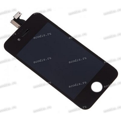 3.5 inch Apple iPhone 4/4S (LCD+тач) черный oem 960x640 LED  NEW