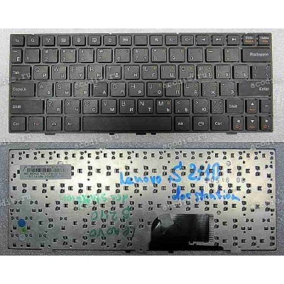 Keyboard Lenovo IdeaTab S2110 docstantion (p/n: 90201714) Б/У (Black/Matte/RUO) черная матовая русифицированная