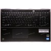 Keyboard Sony SVS15113FXB + topcase (p/n: A1891596A) (Black-Black/Matte/RUO) чёрная русифицированная с чёрной рамкой