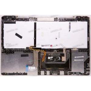 Keyboard Sony SVS15113FXB + topcase (p/n: A1891596A) (Black-Black/Matte/RUO) чёрная русифицированная с чёрной рамкой