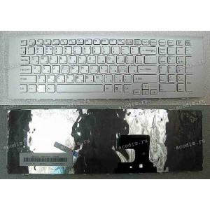 Keyboard Sony VPC-EJ2M1R (Sony p/n: 148972316, 148972361) (White-White/Matte/RUO) белая в белой рамке матовая русифицированная