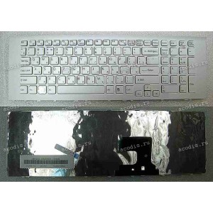 Keyboard Sony VPC-EJ2M1R (Sony p/n: 148972316, 148972361) (White-White/Matte/RUO) белая в белой рамке матовая русифицированная Keyboard Sony VPC-EJ2M1R (Sony p/n: 148972316, 148972361) (White-White/Matte/RUO) белая в белой рамке матовая русифицированная