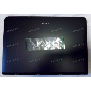 Верхняя крышка Sony SVE14A1S1RB, SVE14AA11V чёрная (p/n: A1886743A V110 LCD COVER LOW (BK))