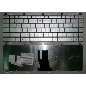 Keyboard Asus N45, N45S, N45SF (p/n: 0KNB0-5200RU00) (Silver/Matte/RUO) серебристая матовая