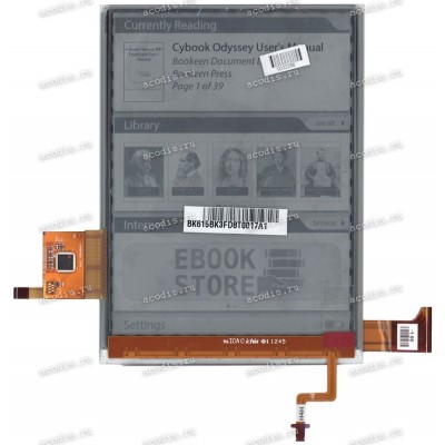 ED060XH2(LF) (с тачем и подсветкой) 1024x758, 34 пин, NEW