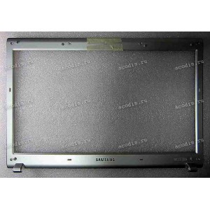 Верх. кр. рамка Samsung NP-R518 серебристая (p/n: BA75-02198D, BA81-08813B)