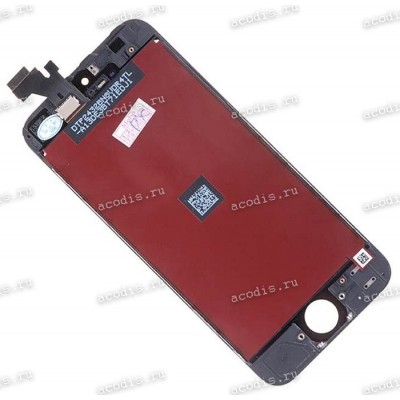 4.0 inch Apple iPhone 5 (LCD+тач) черный с рамкой 1136x640 LED  NEW / AAA