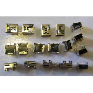 miniUSB Jack Type B 5 pin SMD (#4543)