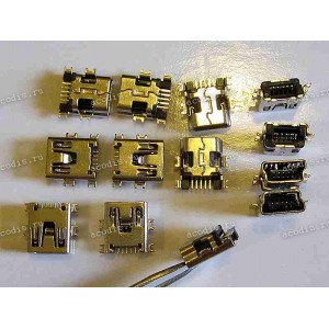 miniUSB Jack Type B 5 pin SMD (#4544)