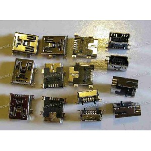 miniUSB Jack Type B 5 pin SMD (#4545)