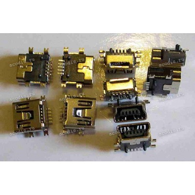 miniUSB Jack Type B 5 pin SMD (#4546)