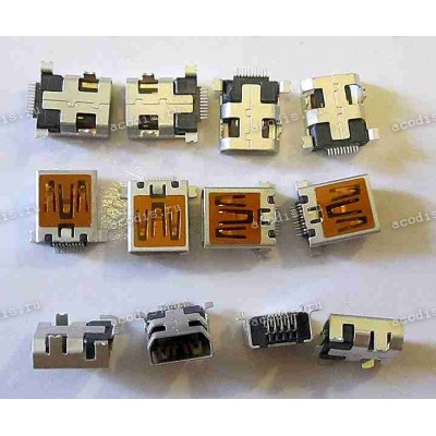 miniUSB Jack Type B? 5 pin => 10 pin SMD (#4547)