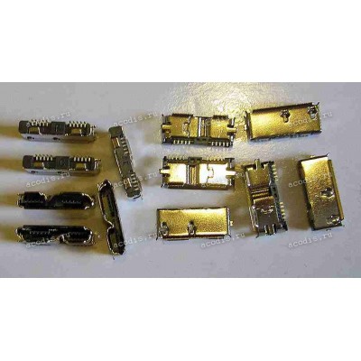 MicroUSB 3.0 Jack Type B 5x2 pin SMD (#4549)