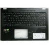 Keyboard Asus FX570UD (13NB0HS0M04X11, 13NB0HS1AP0311, 39KXITAJN00)+Topcase русифицированная чёрная матовая с белыми буквами и без подсветки