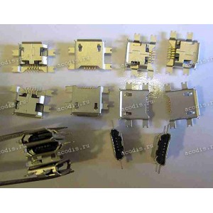 MicroUSB Jack Type B 5 pin SMD (#4563) MicroUSB Jack Type B 5 pin SMD (#4563)