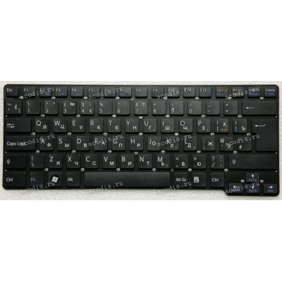Keyboard Sony VPC-CW (p/n: 148755721) (Black/Matte/RUL) чёрная матовая русифицированная